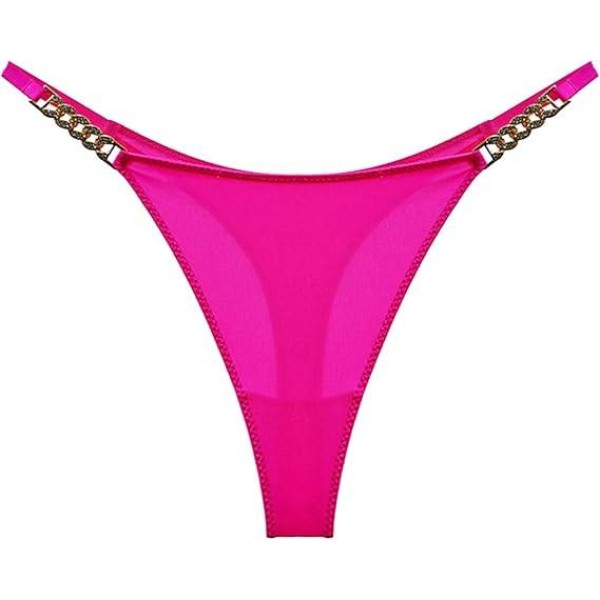 Thong with Strass Chain Modern Ocean Fuschia Thong with Strass Chain Modern Ocean Fuschia