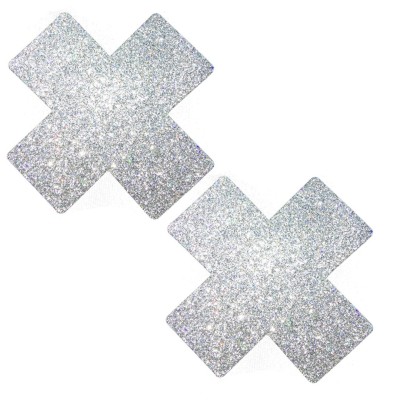 Nipple Stickers Modern Ocean X Factor Silver Nipple Stickers Modern Ocean X Factor Silver