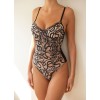 Embroidered Snake Body Modern Ocean Black