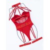 Body with Suspenders and Choker Modern Ocean Red Body with Suspenders and Choker Modern Ocean Red