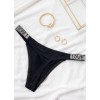 Thong Love Secret Modern Ocean Black