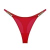 Thong with Strass Chain Modern Ocean Red