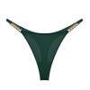 Thong with Strass Chain Modern Ocean Green