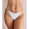 Thong with Strass Chain Modern Ocean White