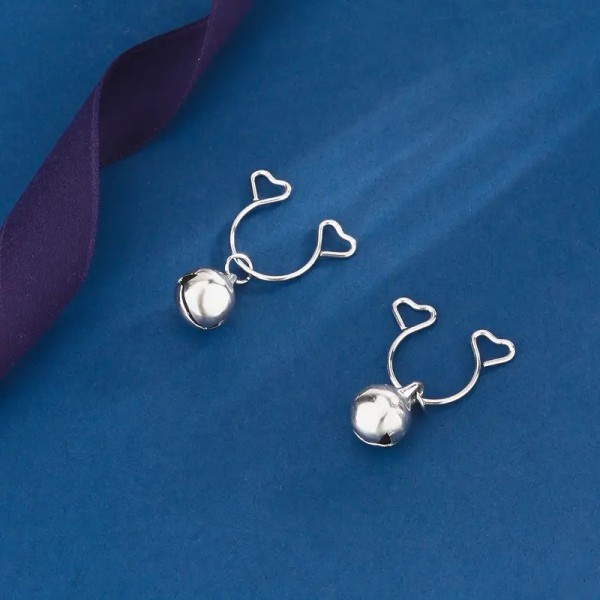 Bell Nipple Clips Silver