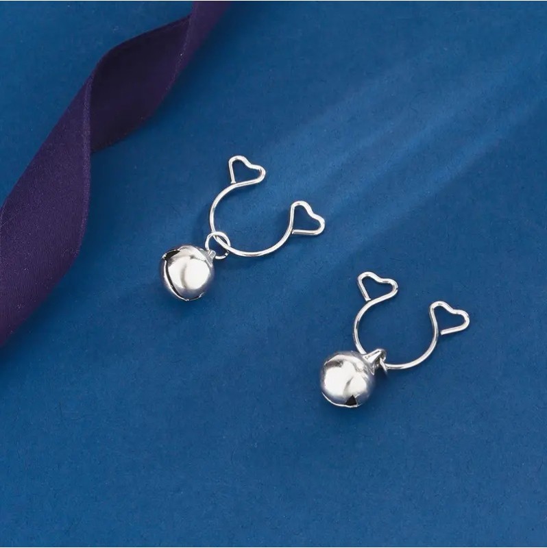 Bell Nipple Clips Silver