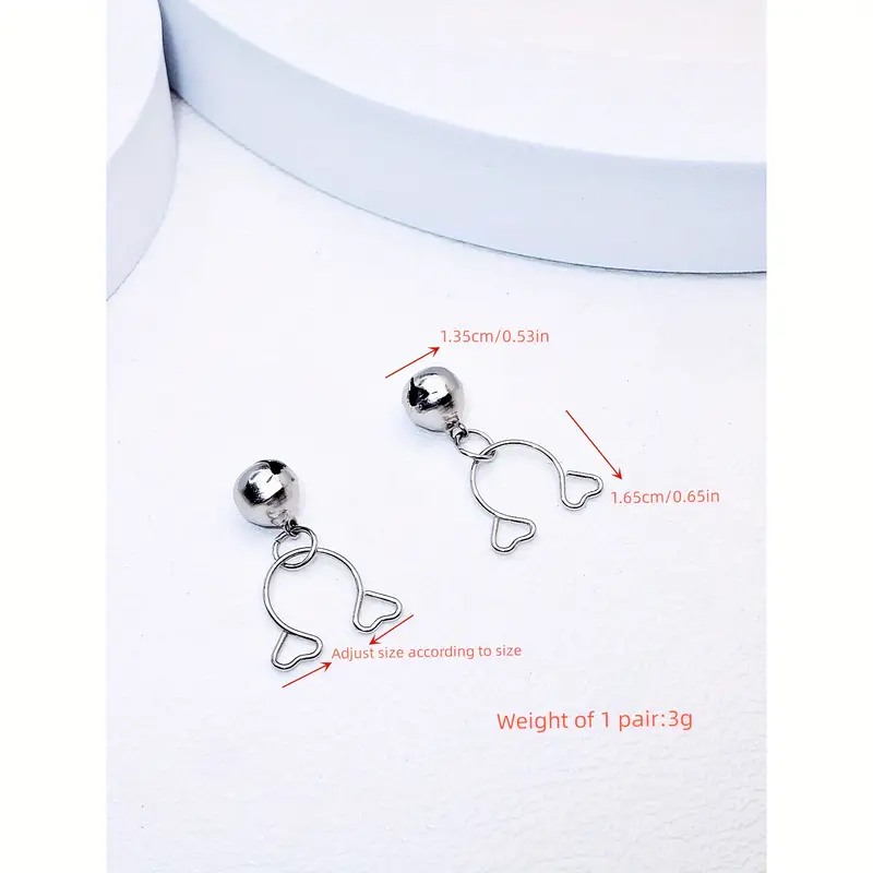 Bell Nipple Clips Silver