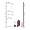 Shots Toys Small Vibrating G-Spot Egg With Remote Shots Purple Vibrating Eggs