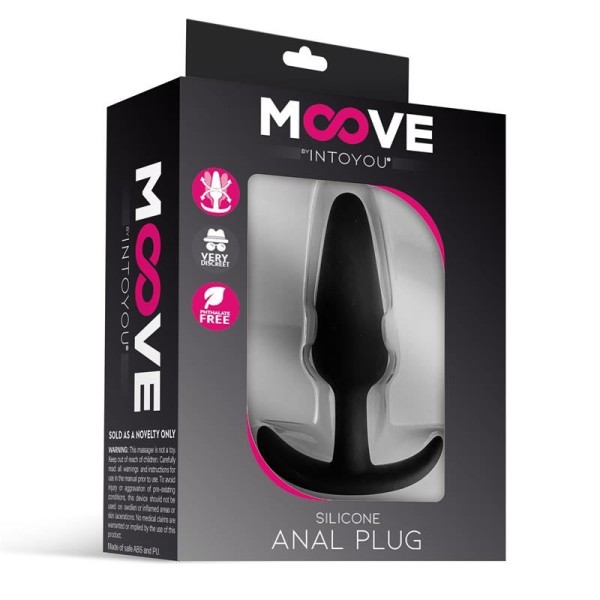 Πρωκτική Σφήνα IntoYou Moove Small 9cm Μαύρη