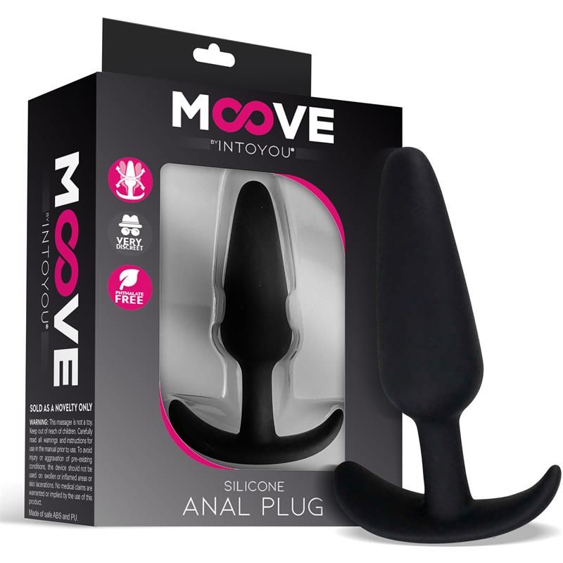 Moove Πρωκτική Σφήνα IntoYou Moove Small 9cm Μαύρη Σφήνες χωρίς δόνηση
