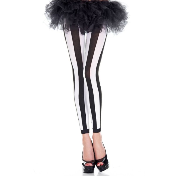 Κολάν με Ασπρόμαυρες Ρίγες Music Legs