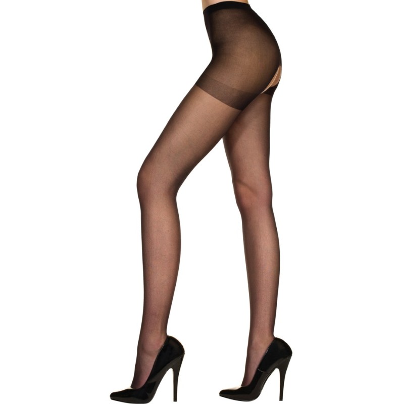 Crotchless Tights Music Legs Black Music Legs Crotchless Tights Music Legs Black Pantyhoses