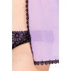 Babydoll & Thong Music Legs Purple