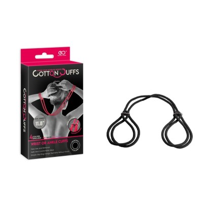 Cotton Rope Cuffs NMC Black Cotton Rope Cuffs NMC Black