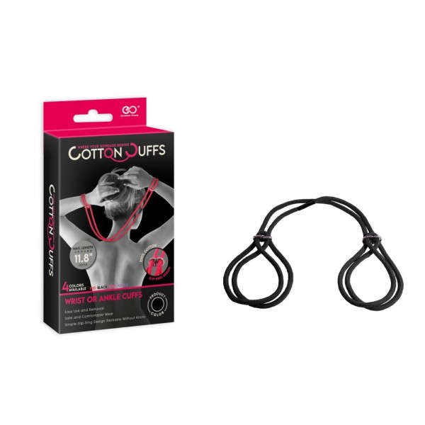 Cotton Rope Cuffs NMC Black