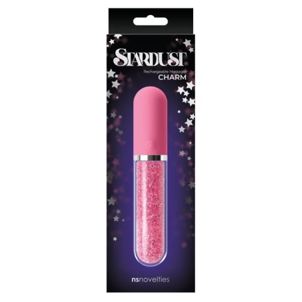 Classic Vibrator Ns Novelties Stardust Charm Pink Classic Vibrator Ns Novelties Stardust Charm Pink