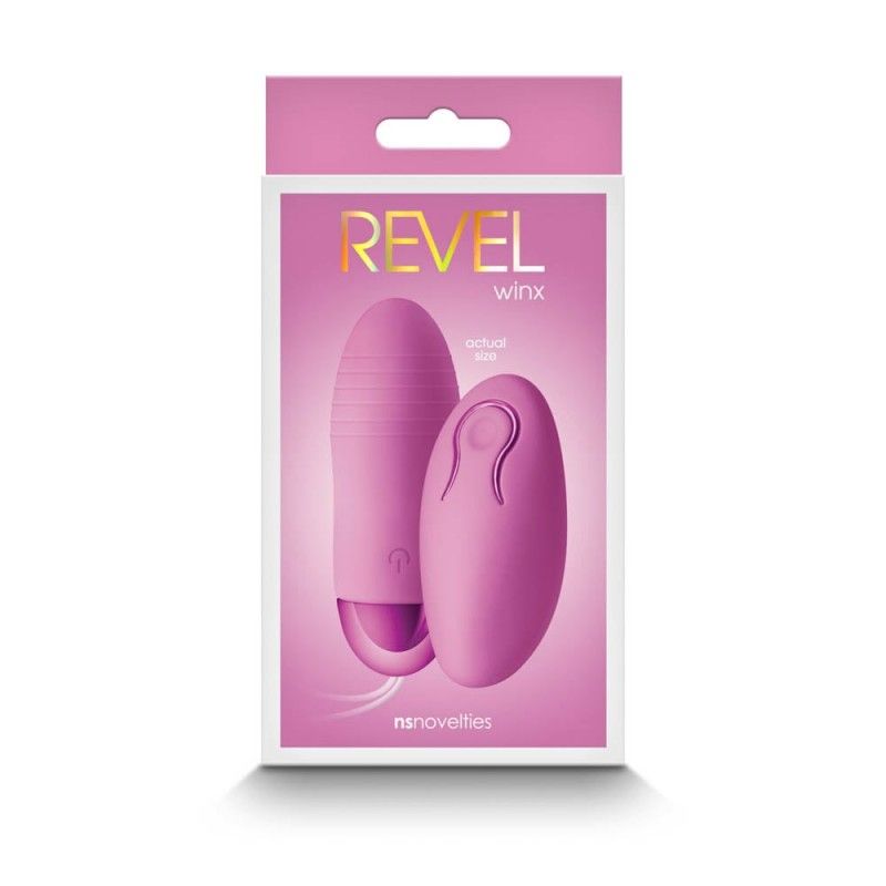NS Novelties Vibrating Egg Revel Winx Pink Sex Toys For Couples