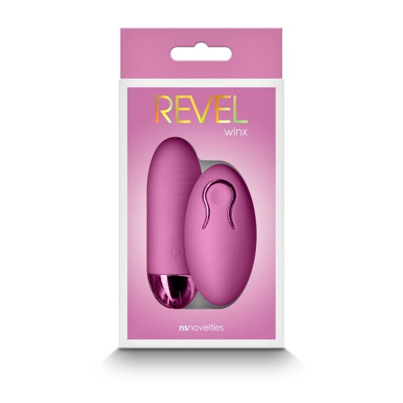 NS Novelties Vibrating Egg Revel Winx Pink Sex Toys For Couples
