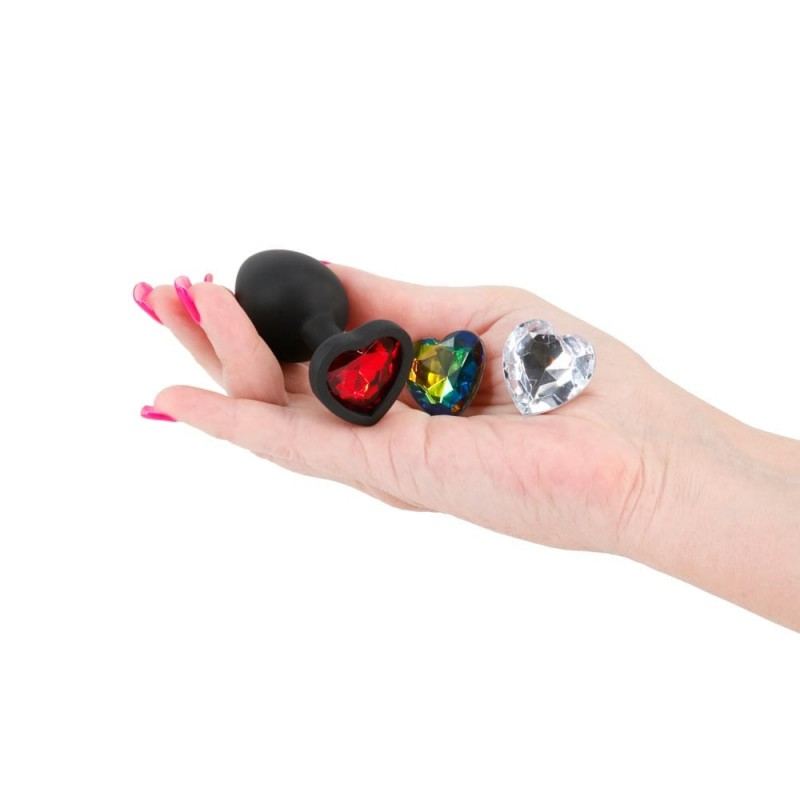 Πρωκτική Σφήνα Με Κόσμημα Glams Xchange Heart Small NS Novelties Πρωκτική Σφήνα Με Κόσμημα Glams Xchange Heart Small Σφήνες για αρχάριους