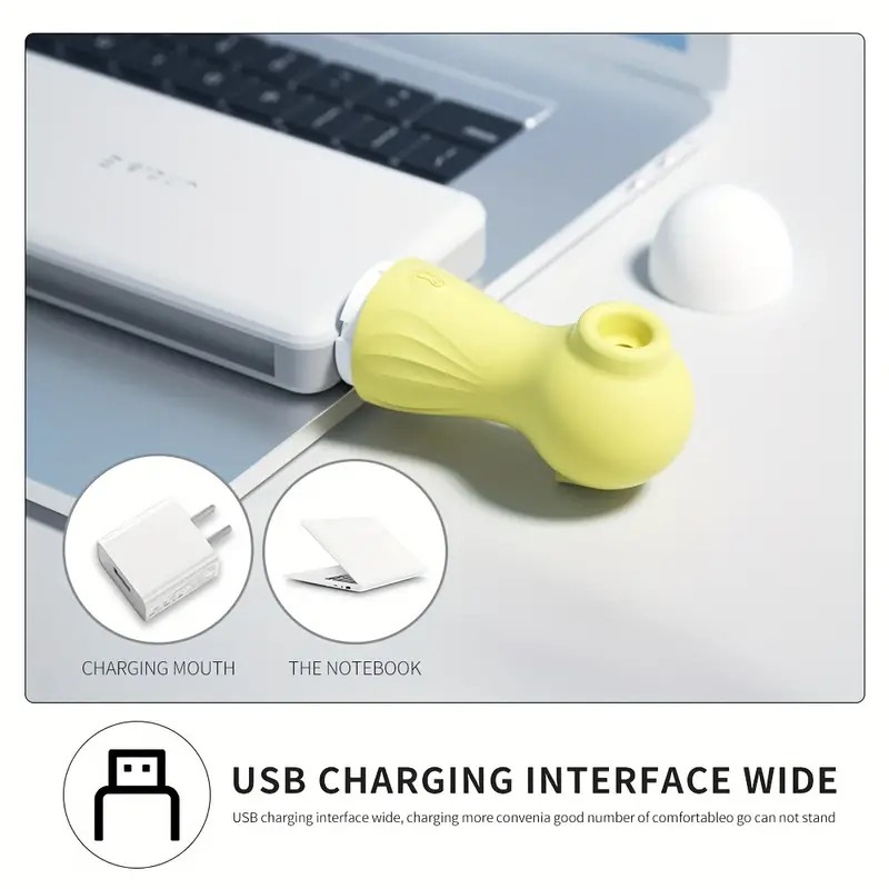 Clitoral Vibrator We Love Seahorse Yellow Clitoral Vibrator We Love Seahorse Yellow