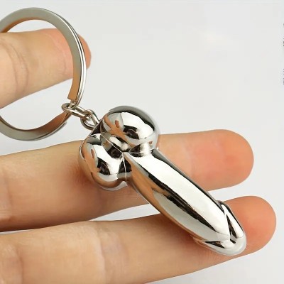Funny Metallic Kechain Penis Funny Metallic Kechain Penis