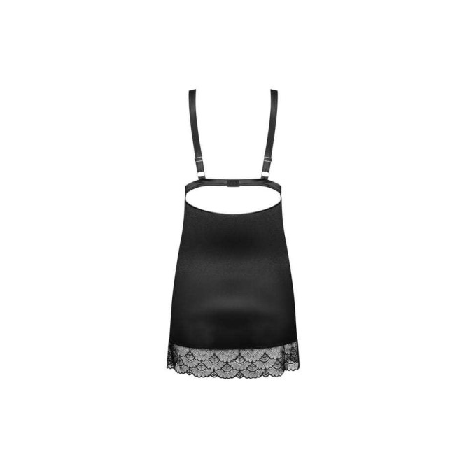 Obsessive Babydoll & Στρινγκ Obsessive Eloissa Μαύρο Babydolls
