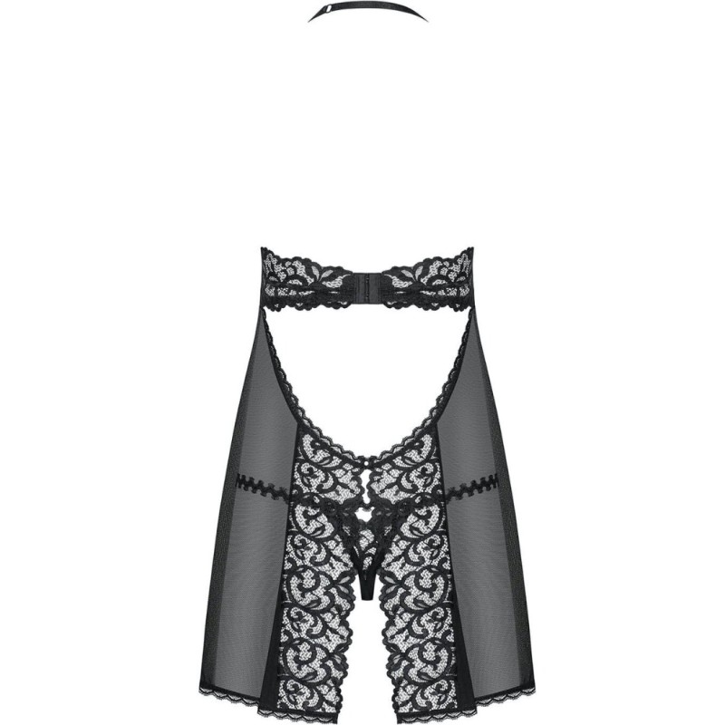 Obsessive Babydoll & Στρινγκ Obsessive Joylace Μαύρο Babydolls