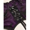 Love Market Lace Corset Bralette Purple Bodies