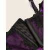 Love Market Lace Corset Bralette Purple Bodies
