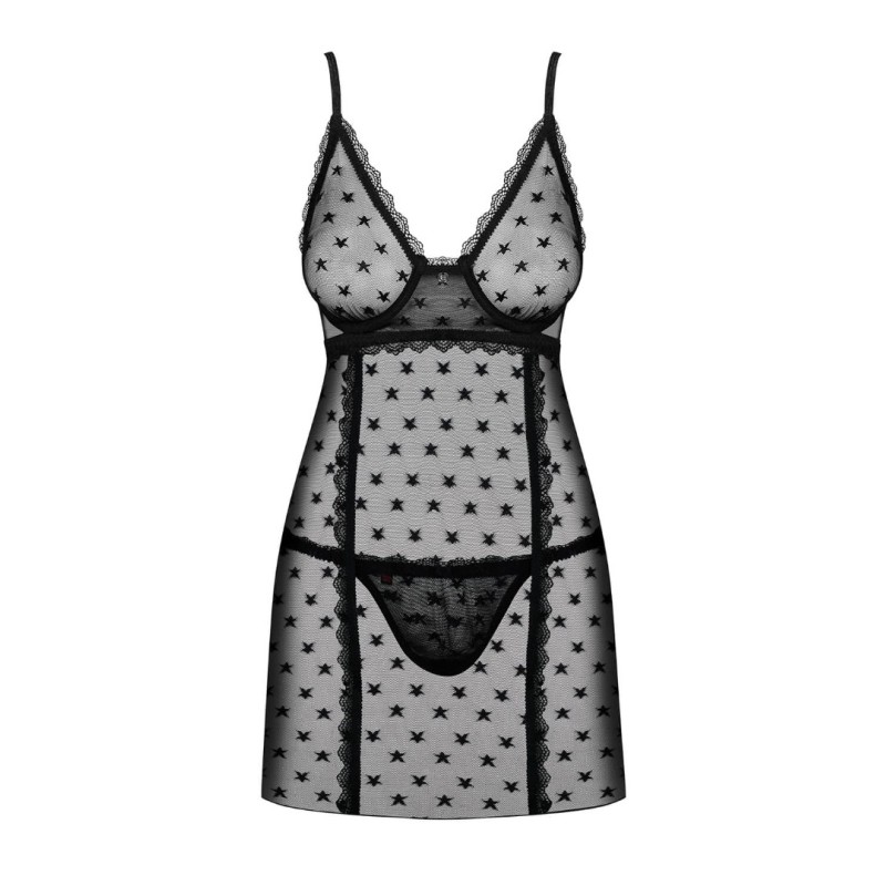 Babydoll & Στρινγκ Astralya Obsessive Μαύρο Obsessive Babydoll & Στρινγκ Astralya Obsessive Μαύρο Babydolls