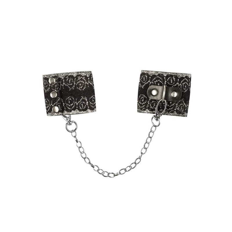 Obsessive Cuffs A747 Obsessive Silver Fabric handcuffs