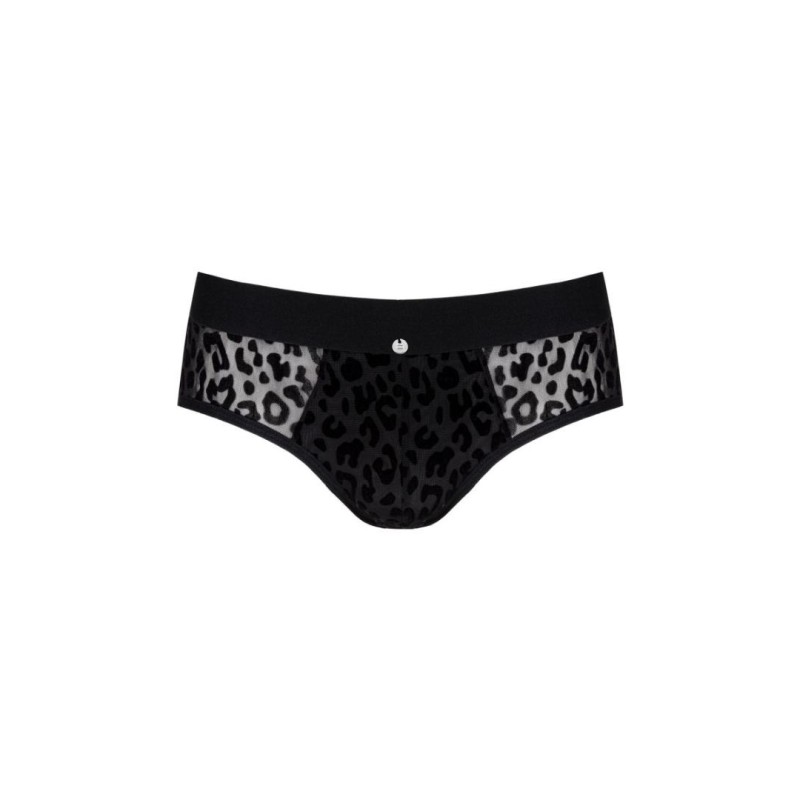 Mens Jockstrap Obsessive Azmeron Black Leopard