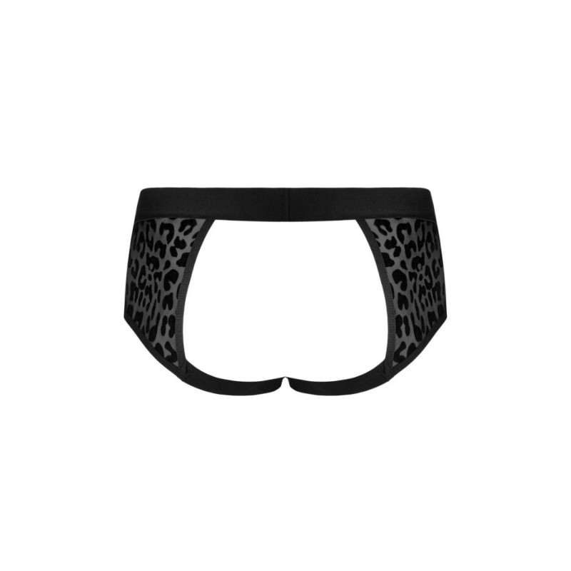 Mens Jockstrap Obsessive Azmeron Black Leopard