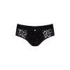 Mens Brief Obsessive Azmeron Black Leopard