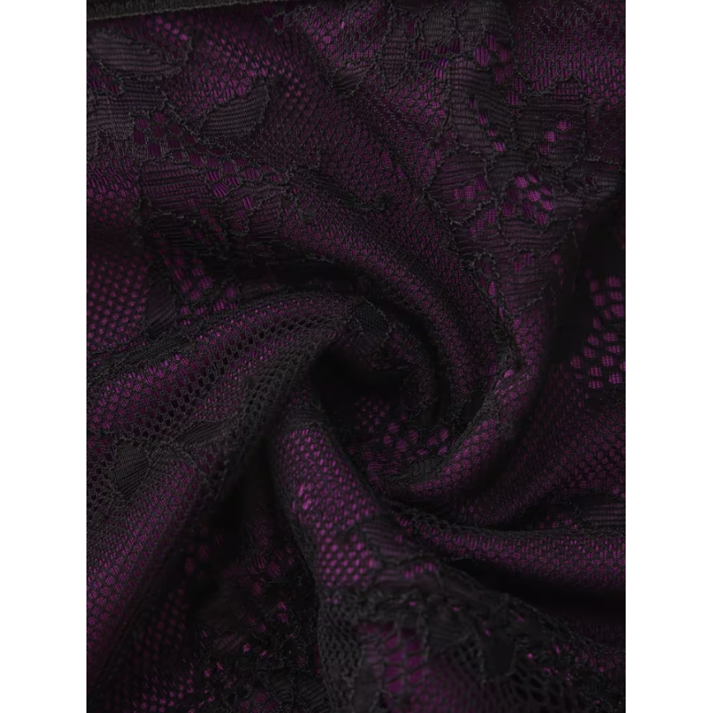 Lace Corset Bralette Purple Lace Corset Bralette Purple