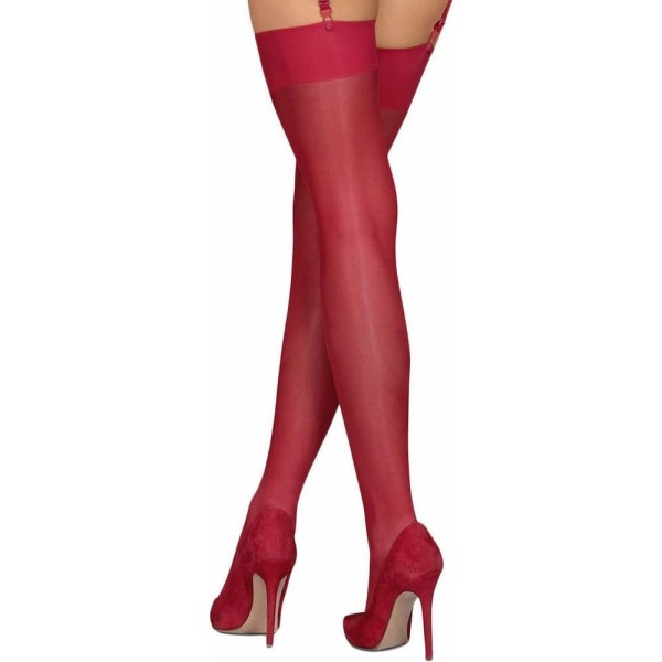 Stockings Obsessive S800 Burgundy