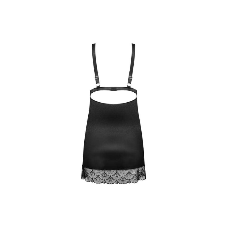 Obsessive Babydoll & Στρινγκ Obsessive Eloissa Μαύρο Babydolls
