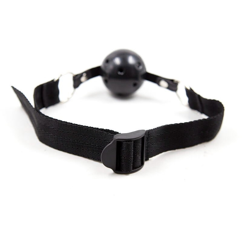 Ohmama Ball Gag Ohmama Nylon Strap Black Ball Gags