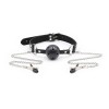 Ball Gag and Nipple Clamps Ohmama Black Ohmama Ball Gag and Nipple Clamps Ohmama Black Ball Gags