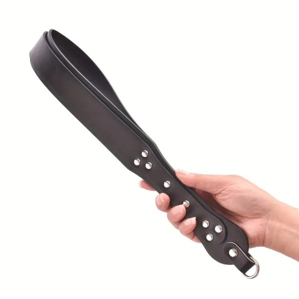 PU leather Paddle Love Market Black