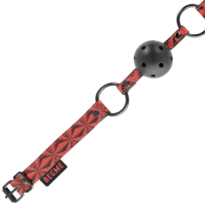 Ball Gag BEGME Red Edition Jaw Red Ball Gag BEGME Red Edition Jaw Red