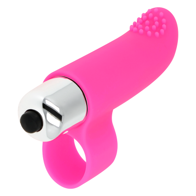 Finger Vibrator Ohmama Textured Tip Stimulating Finger Pink