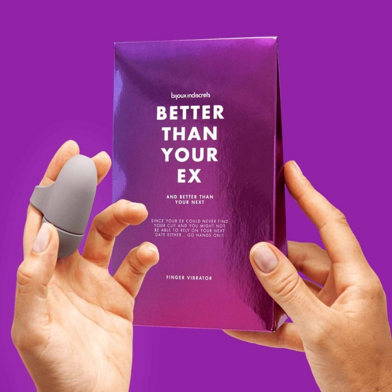 Finger Vibrator Bijoux Indiscrets Better Than Your Ex Black Finger Vibrator Bijoux Indiscrets Better Than Your Ex Black