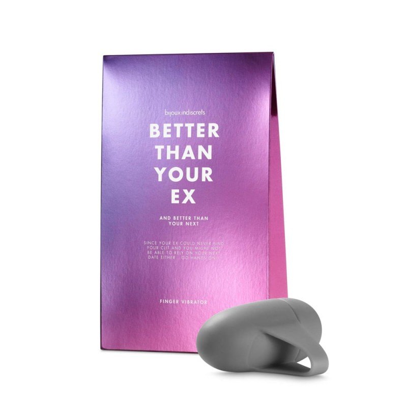 Finger Vibrator Bijoux Indiscrets Better Than Your Ex Black Finger Vibrator Bijoux Indiscrets Better Than Your Ex Black