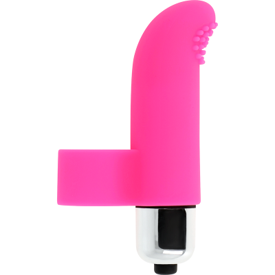 Finger Vibrator Ohmama Textured Tip Stimulating Finger Pink Finger Vibrator Ohmama Textured Tip Stimulating Finger Pink