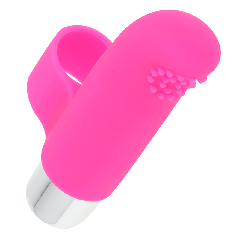 Finger Vibrator Ohmama Textured Tip Stimulating Finger Pink