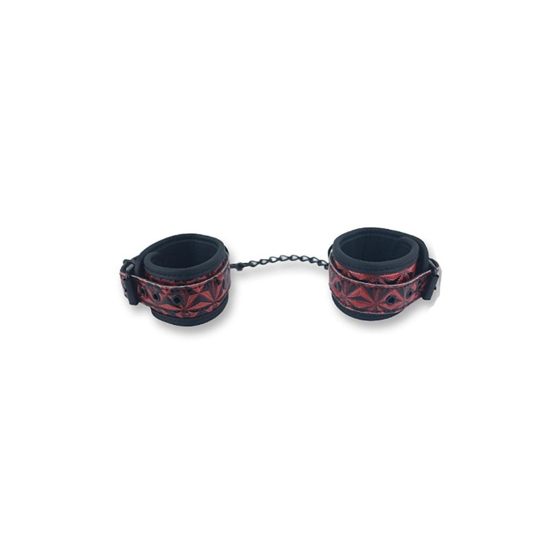 Leather Ankle Cuffs BTB Fetish Passion Red
