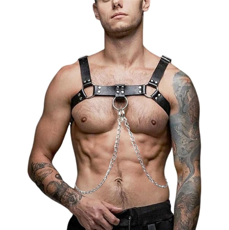 Adjustable Chest Harness Aries Black