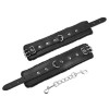 Ohmama Leather Cuffs Fur Lined Ohmama Black Leather handcuffs