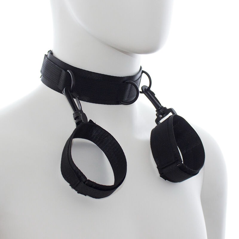 Ohmama Collar With Handcuffs Ohmama Black Collars